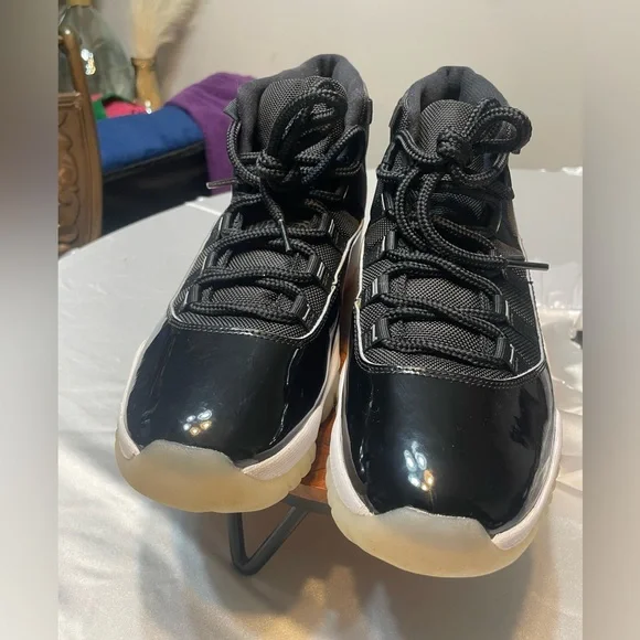 JORDAN 11 RETRO JUBILEE 25TH ANNIVERSARY Bubba gum bottom men 10.5 sneaker shoe - Picture 5 of 17